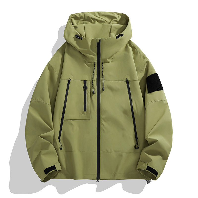 Damen Technische Outdoor-Jacke mit Verstellbarem Kapuzensystem und Multifunktionalen Taschen Echoarchiv