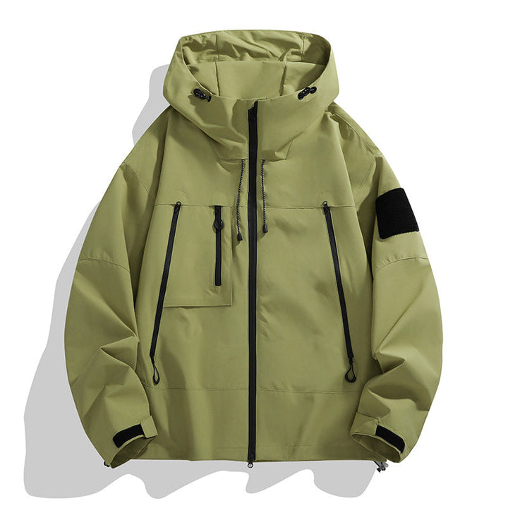 Damen Technische Outdoor-Jacke mit Verstellbarem Kapuzensystem und Multifunktionalen Taschen Echoarchiv