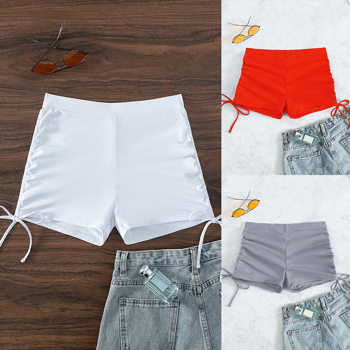 Damen Strukturierte Badeshorts mit verstellbaren Seitenbändern Echo Archiv
