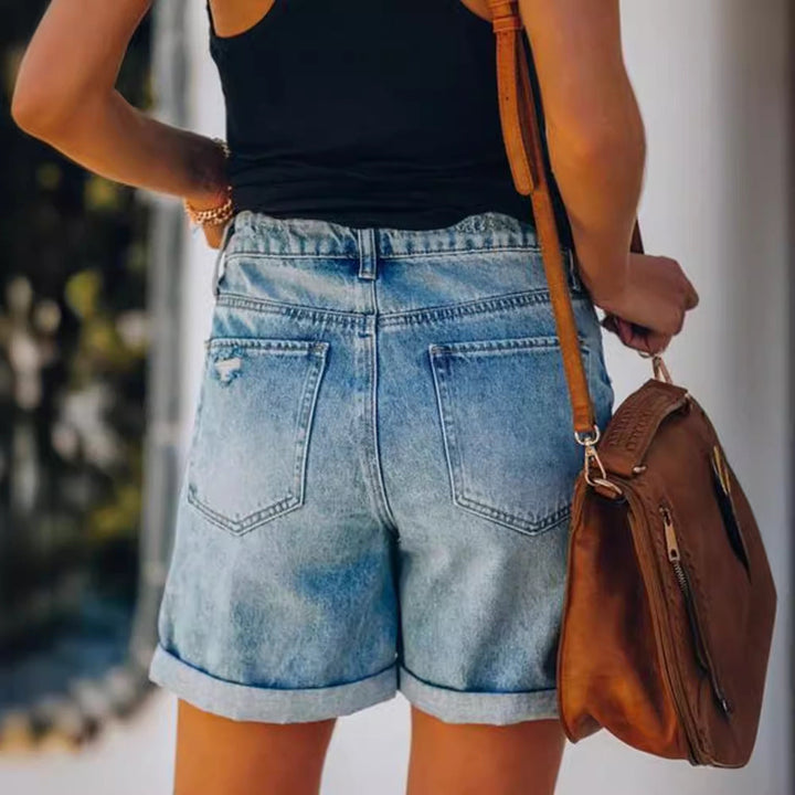 Damen JEchoarchivnsshorts im lässigen Relaxed Fit mit modischen Destroyed-Details Echoarchiv