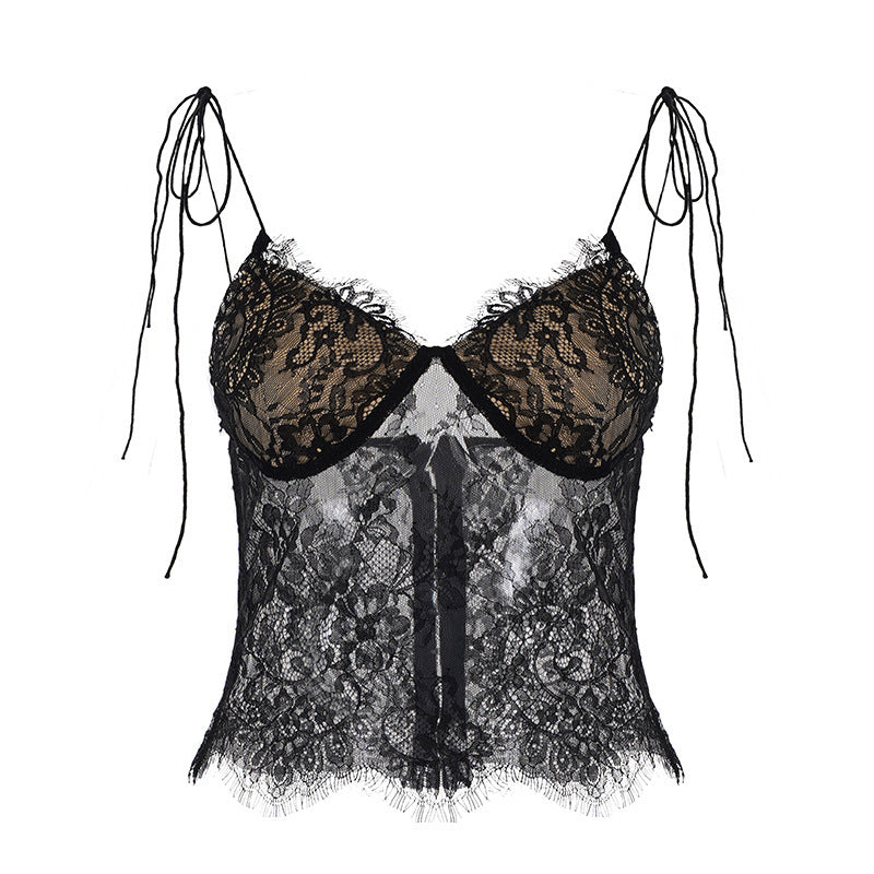 Damen Spitzen-Corsage mit verstellbaren Trägern Echo Archiv