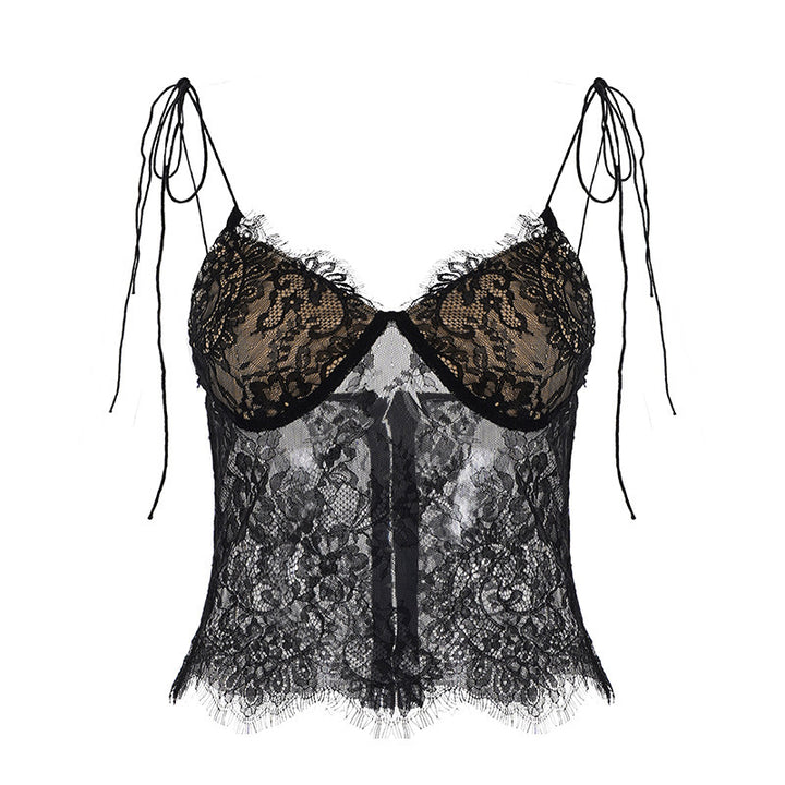 Damen Spitzen-Corsage mit verstellbaren Trägern Echo Archiv