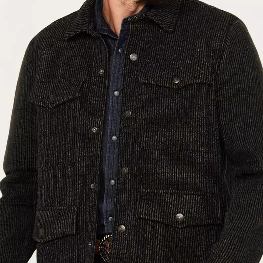 Herren strapazierfähige Utility-Jacke mit zwei großen Taschen Echoarchiv