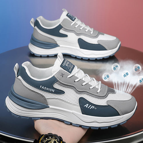 Herren Athletisch-inspirierte Plateau-Sneaker mit atmungsaktivem Mesh und griffiger Trailsohle Echoarhiv – Norré