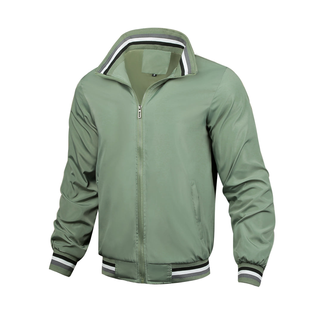Herren sportliche Windjacke mit strukturiertem Kragen und atmungsaktiver Technologie Echoarchiv