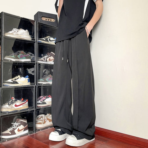 Herren elegante Freizeithose im stilvollem Schnitt mit elastischem Bund Echoarchiv