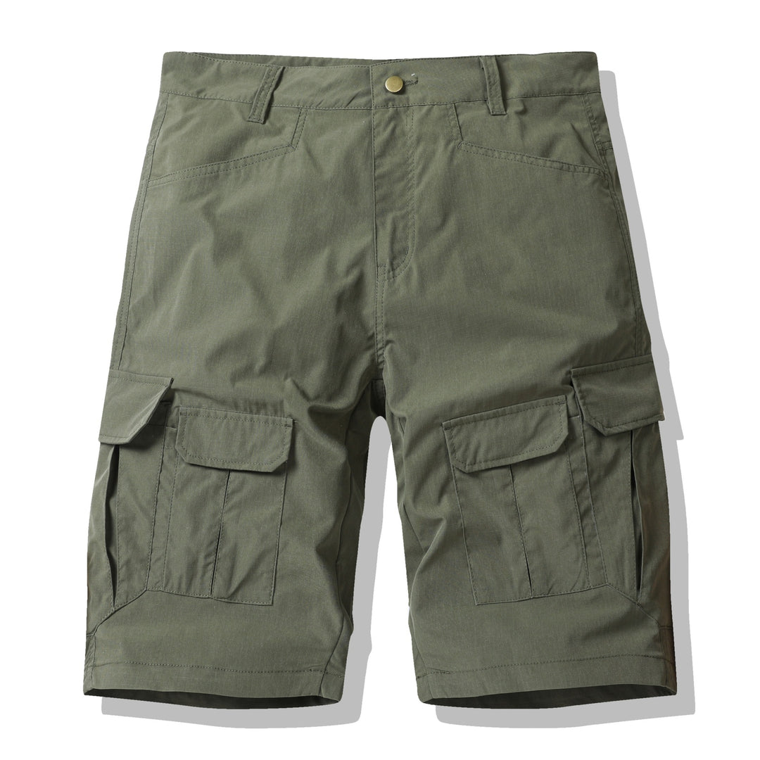 Herren multifunktionale Cargo-Shorts mit praktischen Seitentaschen und elastischem Bund Echoarchiv