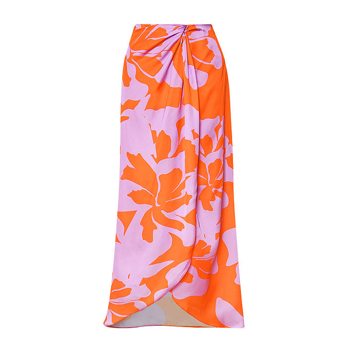 Damen Einteiliger Badeanzug mit eleganten Rüschendetails Echo Archiv