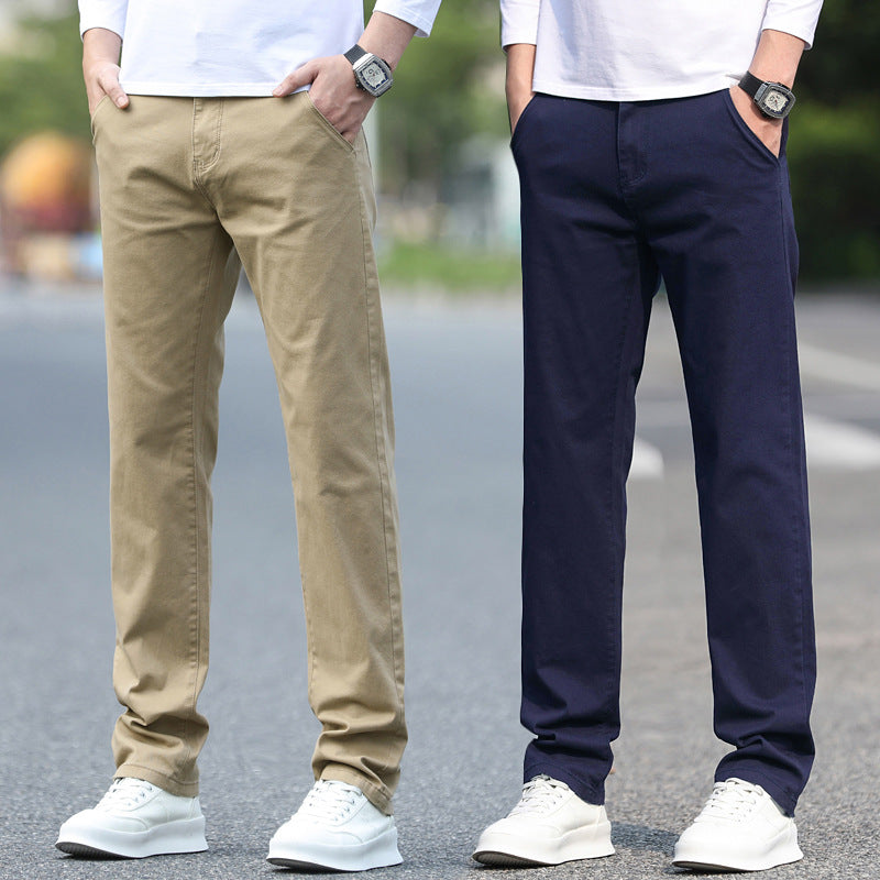 Herren Slim Fit Stretch-Hose mit elastischem Bund und geradem Bein Echo Archiv
