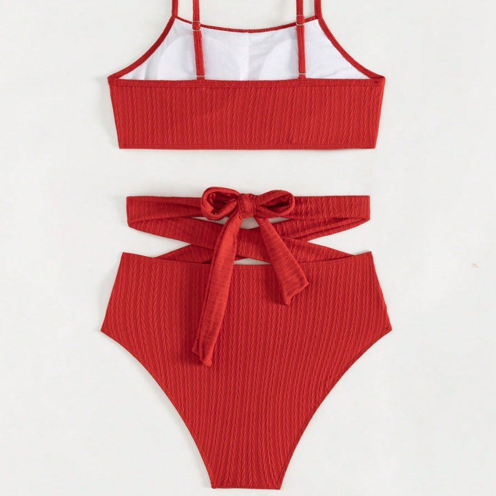 Damen Hochtaillierter Bikini mit angesagtem Schnitt Echo Archiv