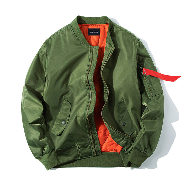 Herren  Heritage gesteppte Utility Bomberjacke mit Reißverschluss am Ärmel Echo Archiv
