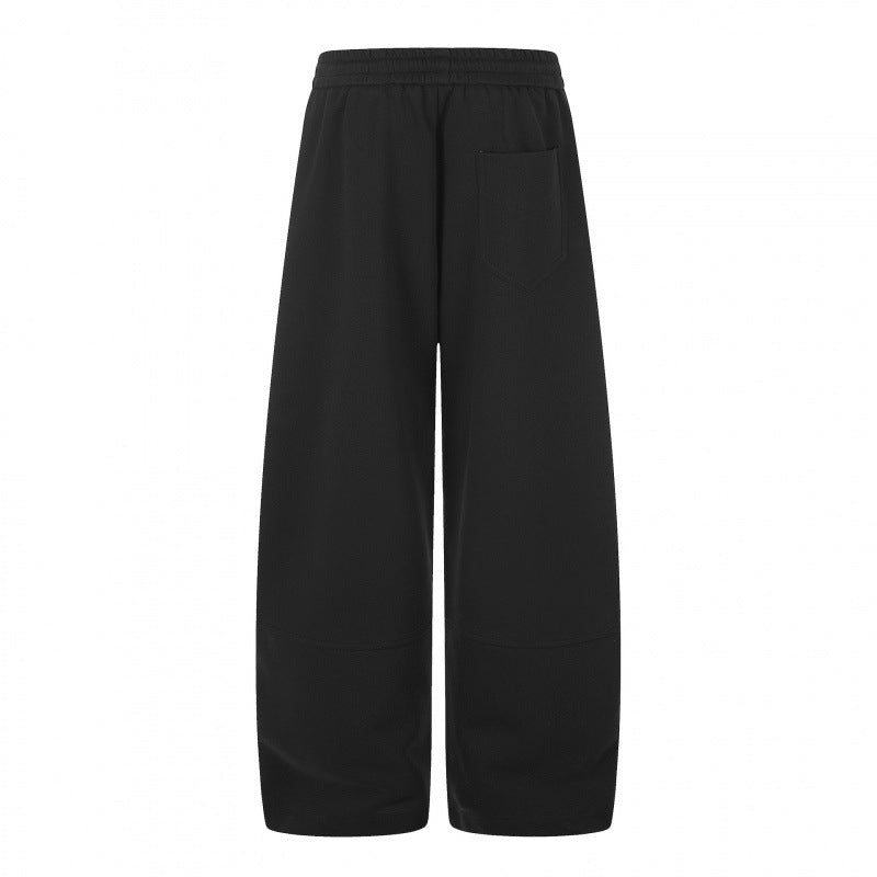 Damen Weite Culotte-Sweathose mit hohem Bund, Tunnelzug und verkürzter Länge Echo Archiv