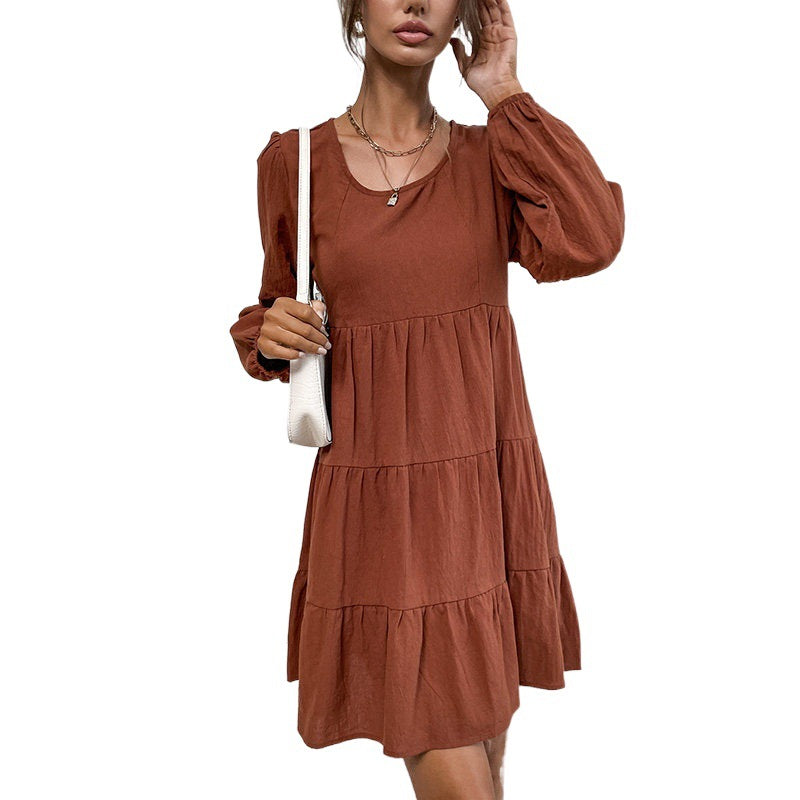 Damen Verspieltes Schichtenkleid Echo Archiv