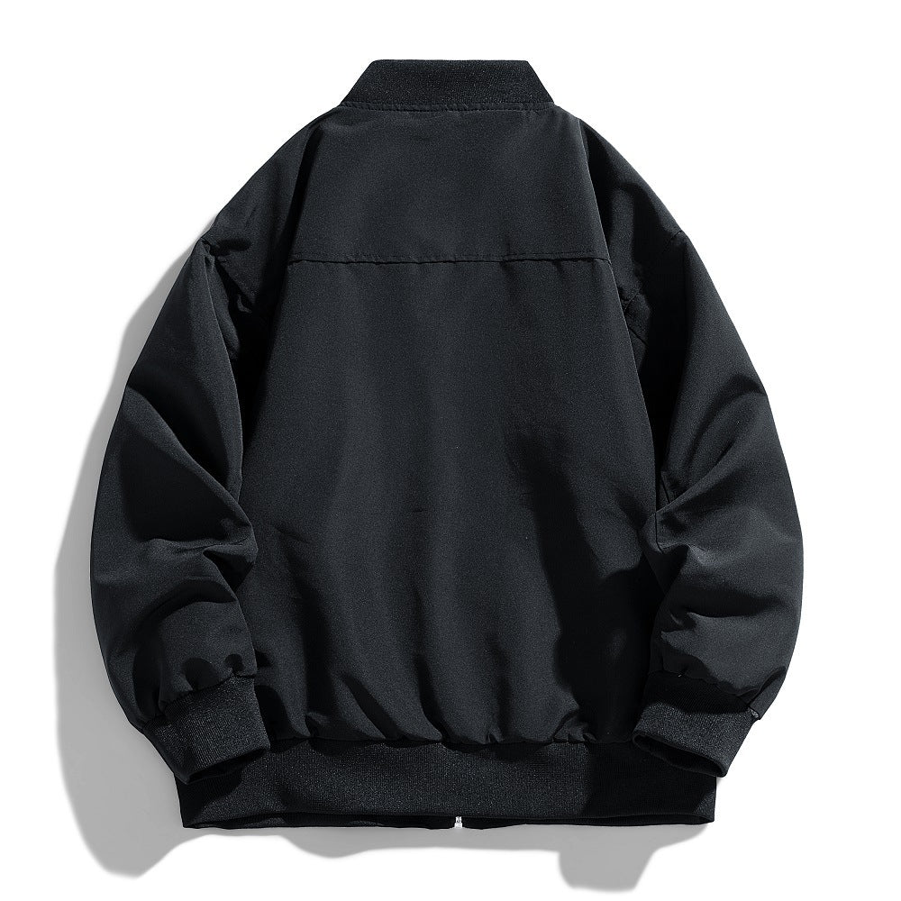 Herren urbane Bomberjacke mit kreativem Design und funktionalen Taschen Echoarchiv