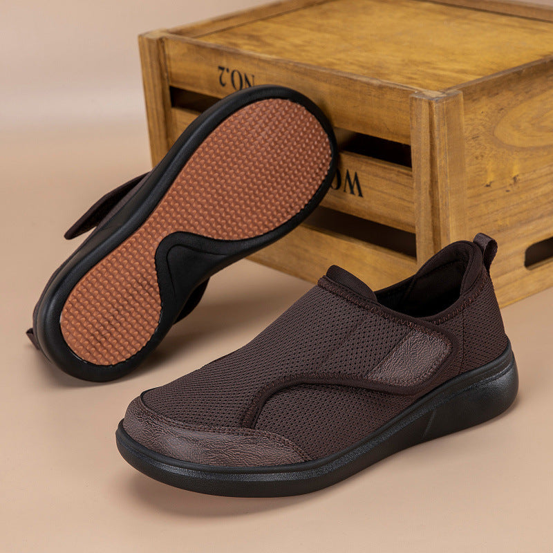 Damen Komfort-Slipper mit atmungsaktivem Mesh und elastischem Einstieg Echoarchiv