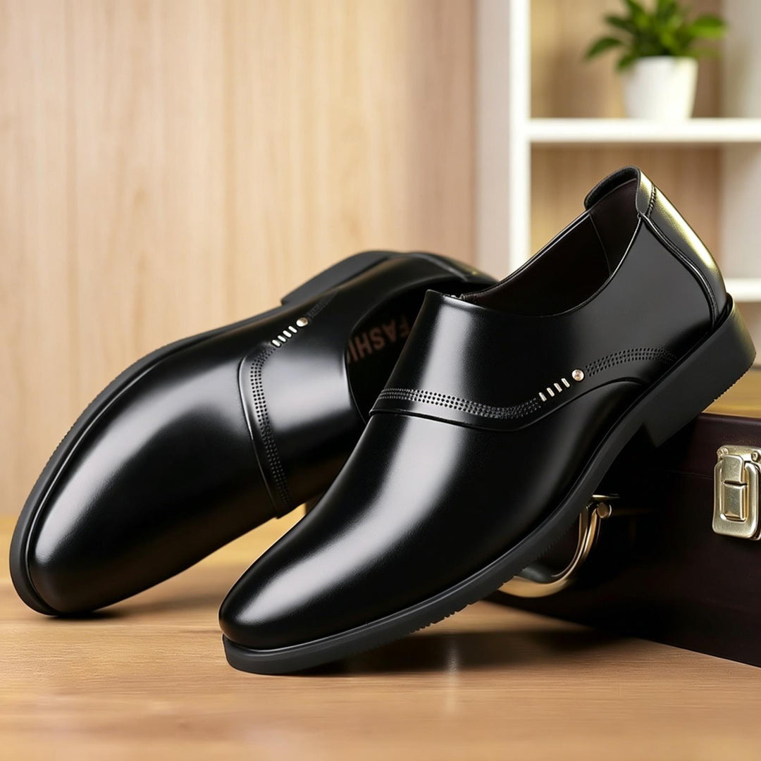 Herren Elegante und Bequeme Lederslipper Echoarchiv