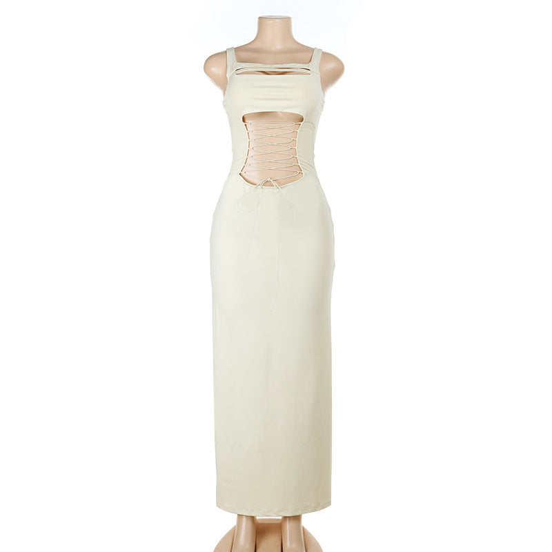 Damen Maxikleid mit raffiniertem Cut-Out und detailreicher Schnürung Echo Archiv