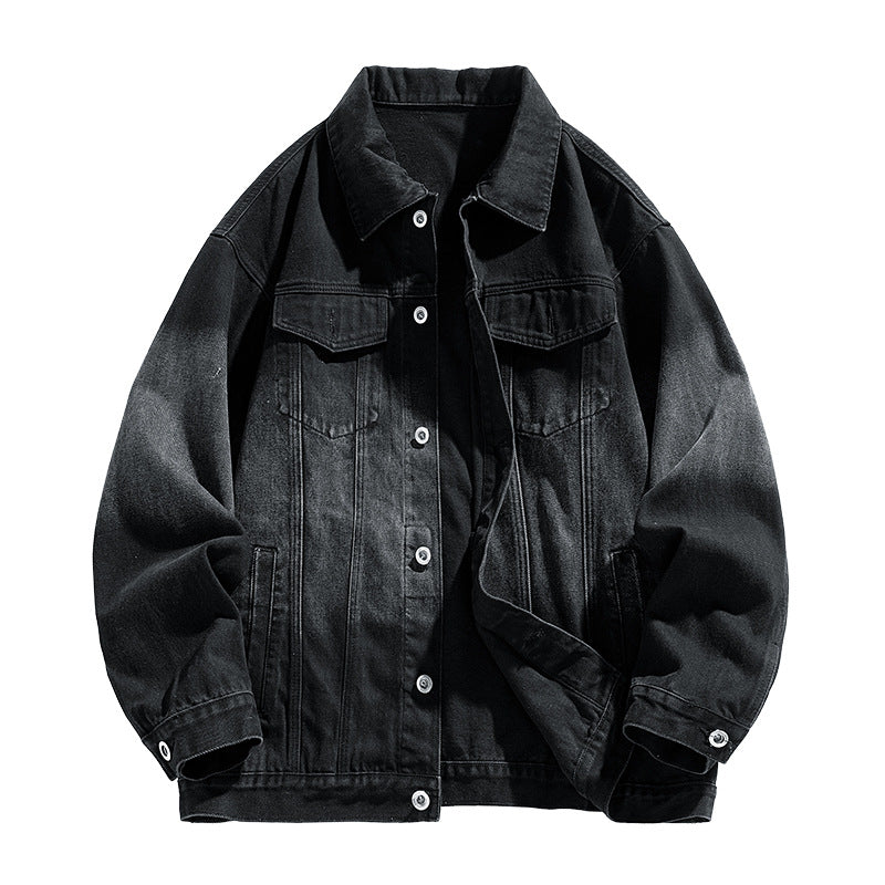 Herren Modische Denimjacke mit lässigem Schnitt und praktischen Taschen Echoarchiv