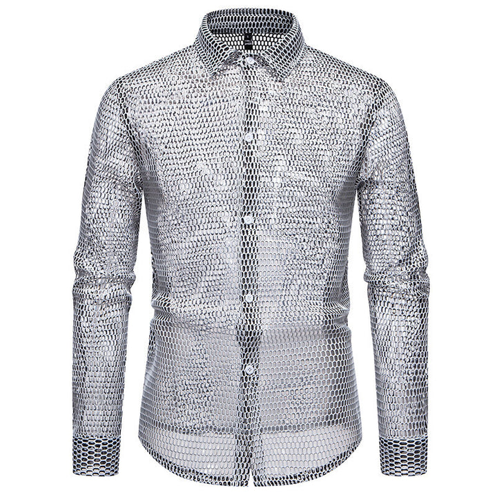 Herren Mesh-Hemd aus hochwertigem Material mit innovativem Design Echoarchiv