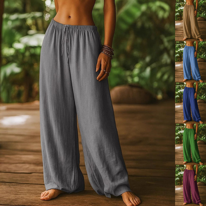 Damen Weite Leinenhose Echo Archiv