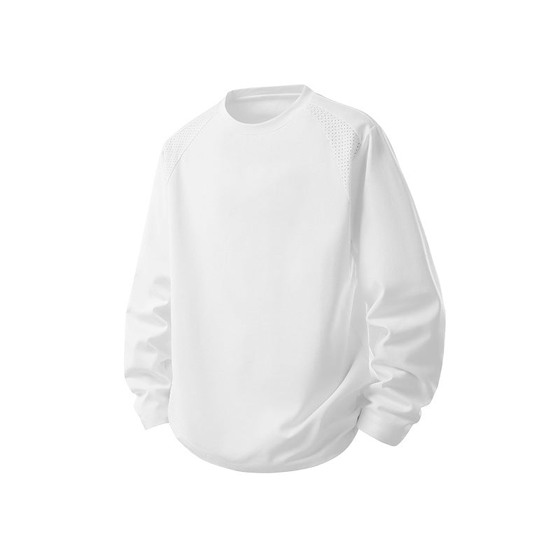 Herren Atmungsaktives Rundhals-Performance-Sweatshirt mit mikroperforierten Schulterpaneelen Echo Archiv