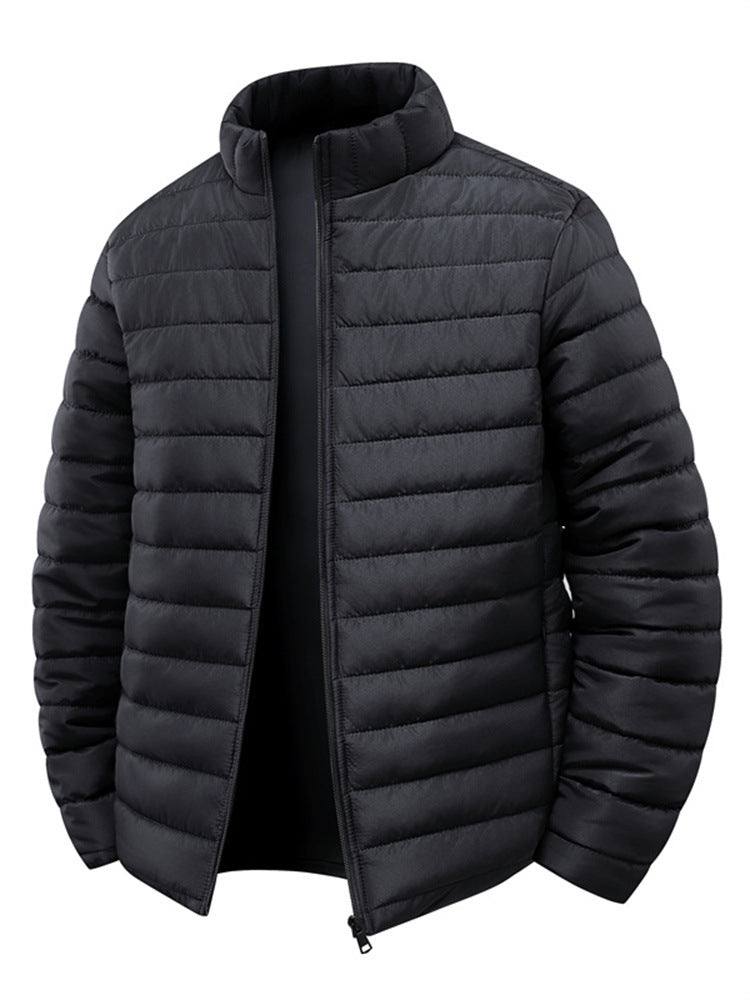 Herren Steppjacke mit leichter Thermoisolierung und hohem Stehkragen Echo Archiv