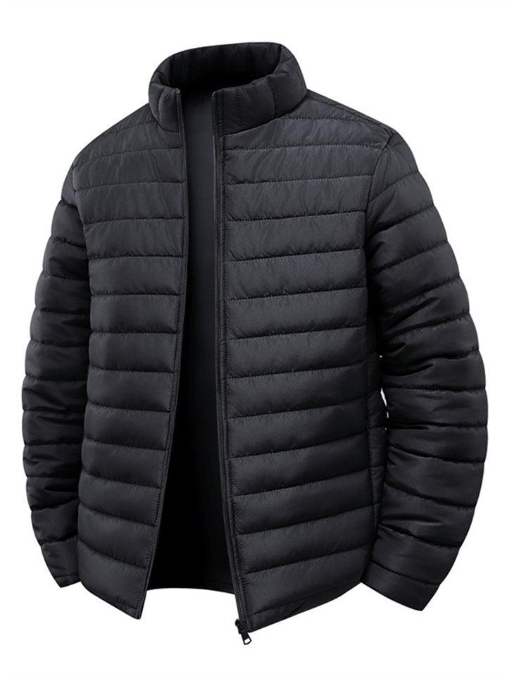 Herren Steppjacke mit leichter Thermoisolierung und hohem Stehkragen Echo Archiv