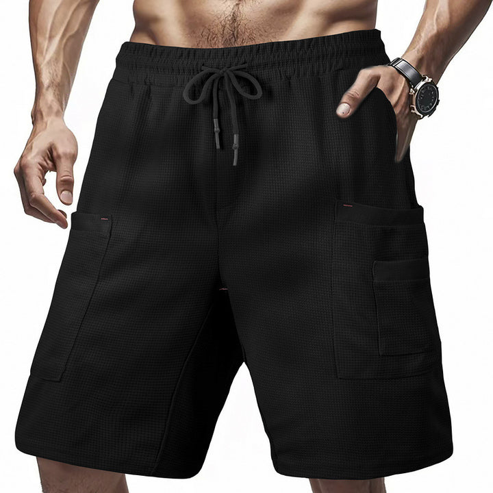 Herren Cargo-Shorts mit multifunktionalen Taschen und elastischem Bund Echoarchiv