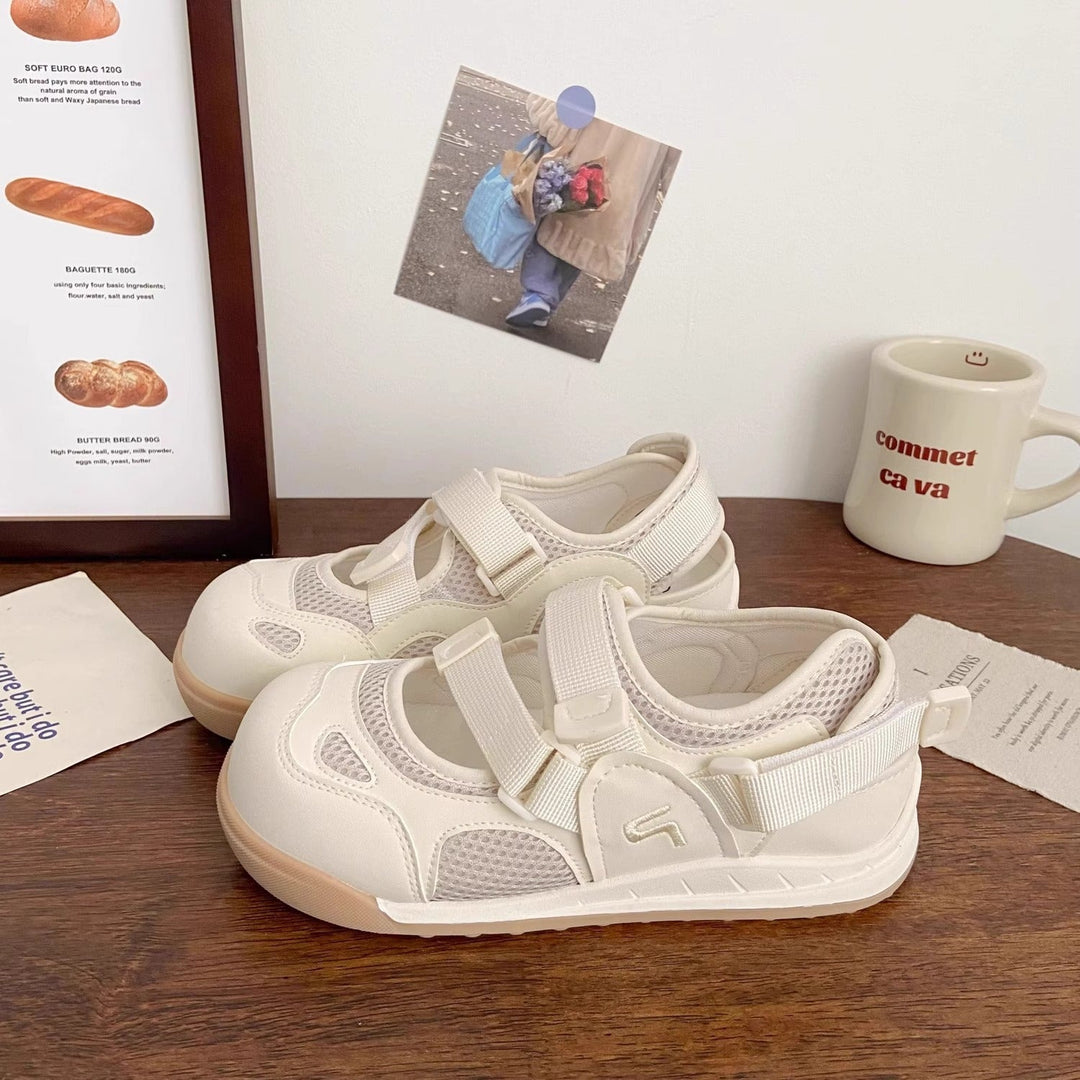 Damen Komfortable Sneaker mit rutschfestem Klettverschluss und atmungsaktivem Obermaterial Echo Archiv