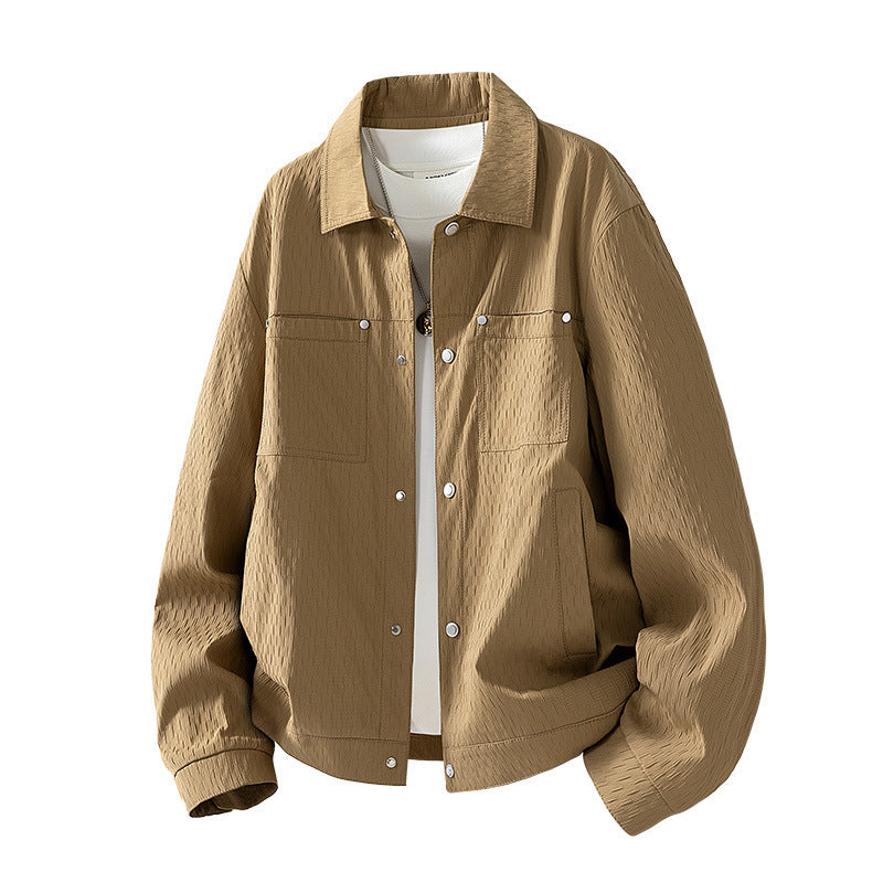 Herren Lässige Hemdjacke Echo Archiv