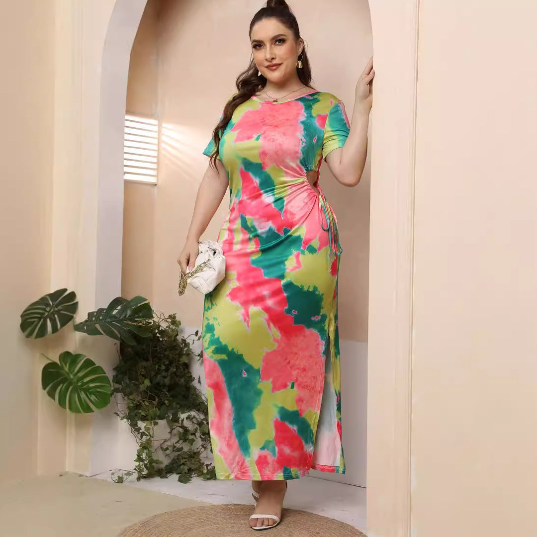 Damen Maxikleid mit elegantem farbverlauf Echo Archiv