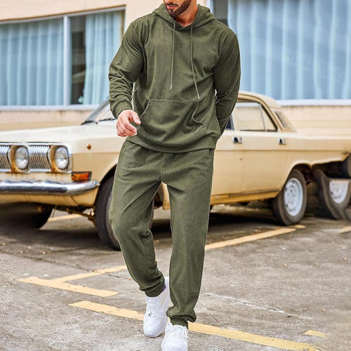Herren Kapuzenpullover und Jogginghose Set Echoarchiv