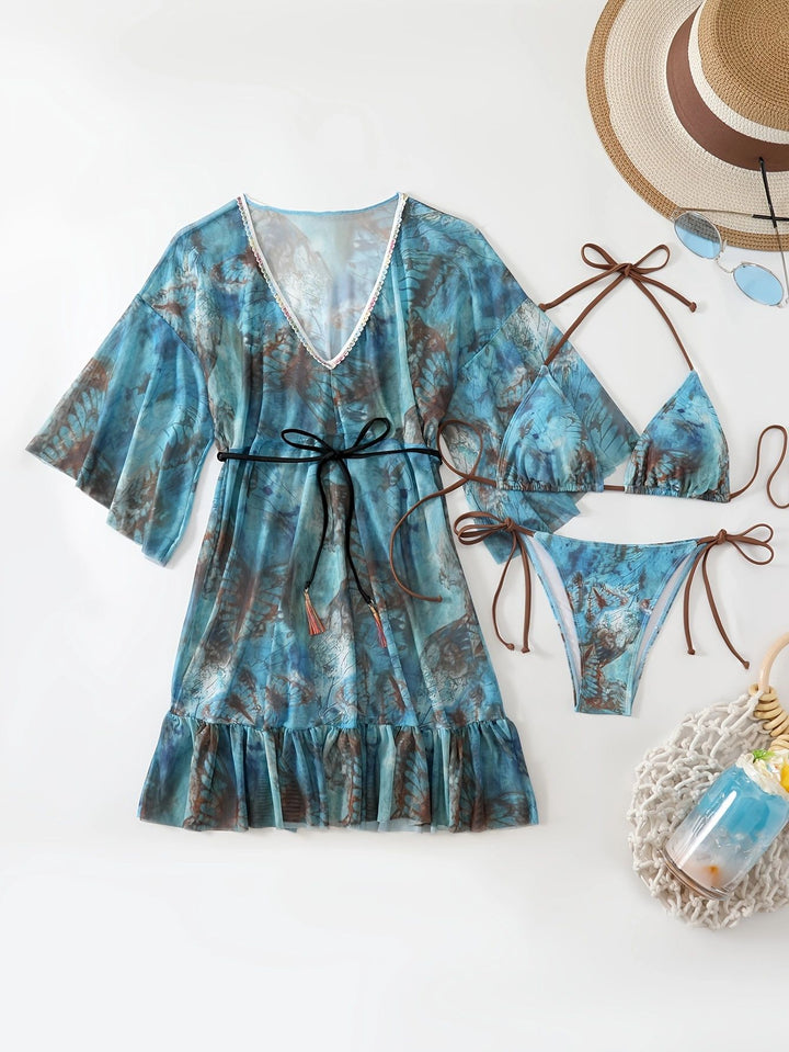 Damen Strandkleid und Bikini-Set Echo Archiv