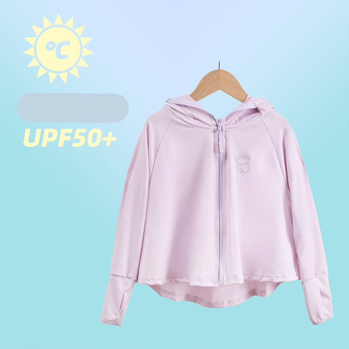 Damen Leichte Sportjacke mit Kapuze und verspieltem Tierdesign Echo Archiv
