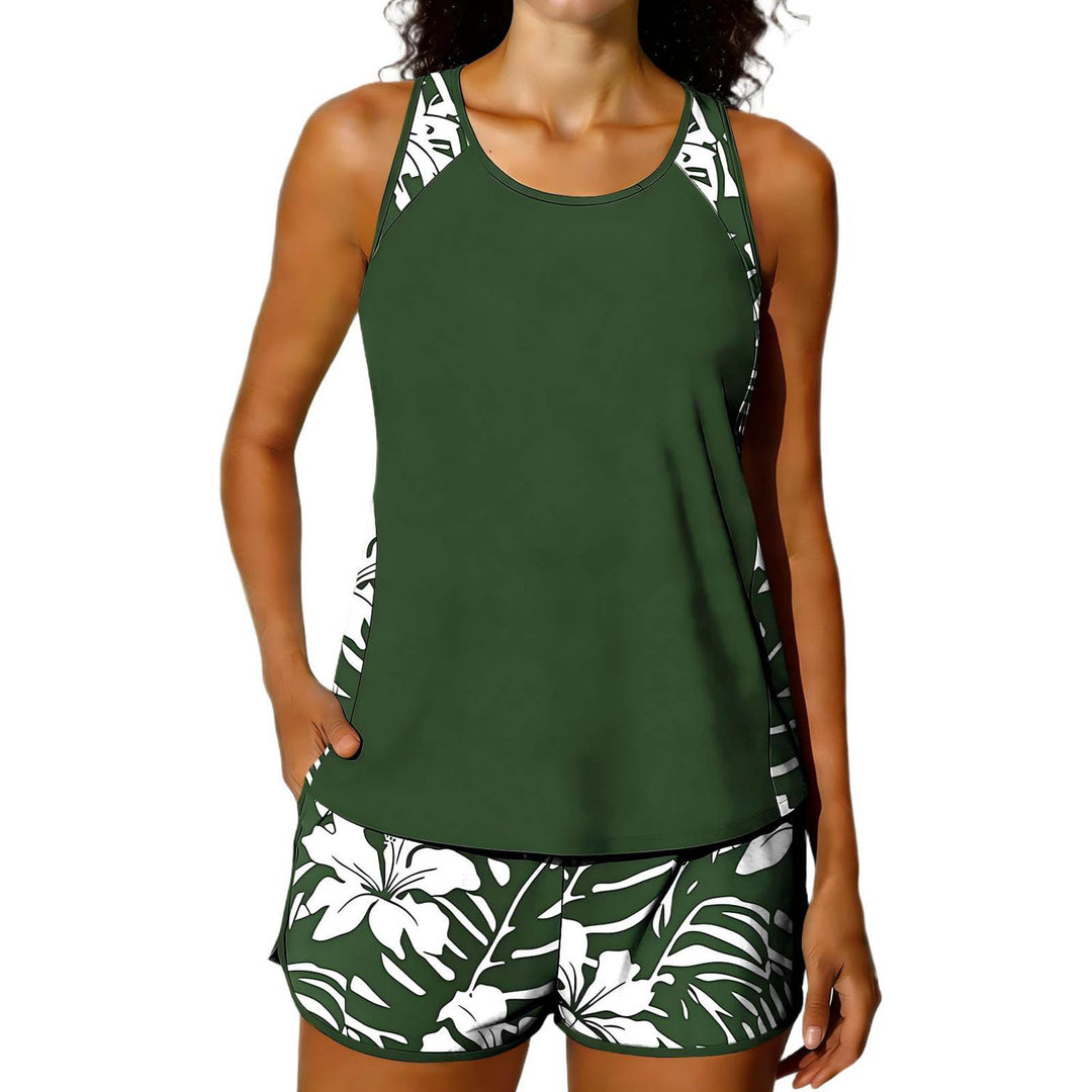 Damen Sportliches Tank-Top mit Shorts Echo Archiv