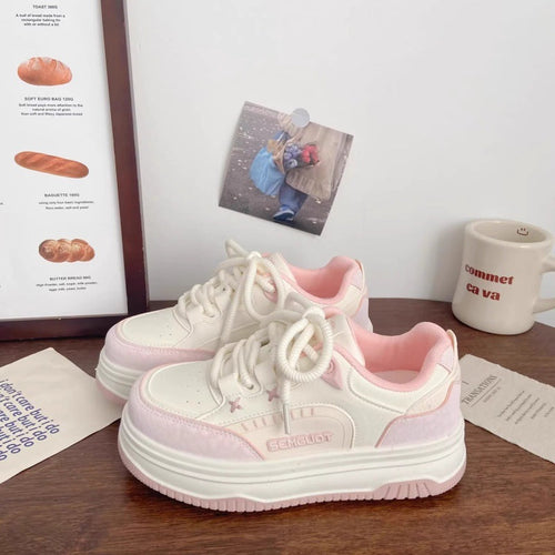 Damen Komfortable Plateausneaker mit atmungsaktivem Obermaterial und dämpfender Sohle Echo Archiv