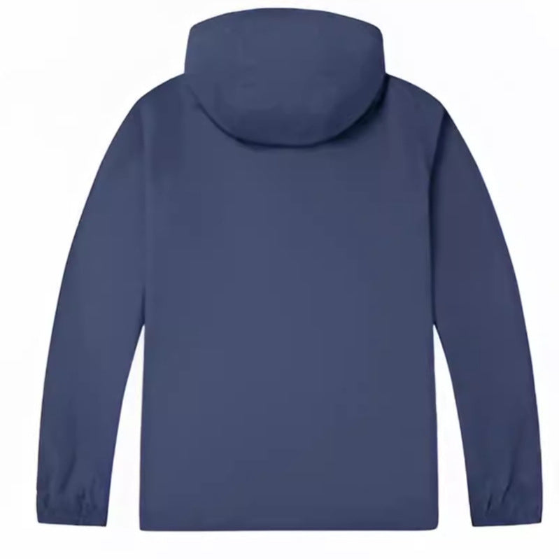 Herren wasserdichte Funktionsjacke mit verstellbarem Kapuze und Belüftung Echoarchiv
