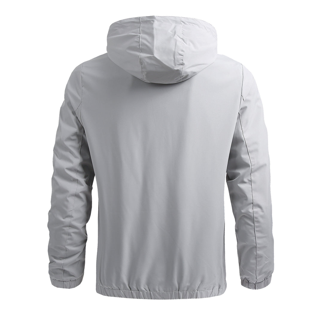 Herren Atmungsaktive Outdoorjacke mit verstellbarem Kragen Echo Archiv