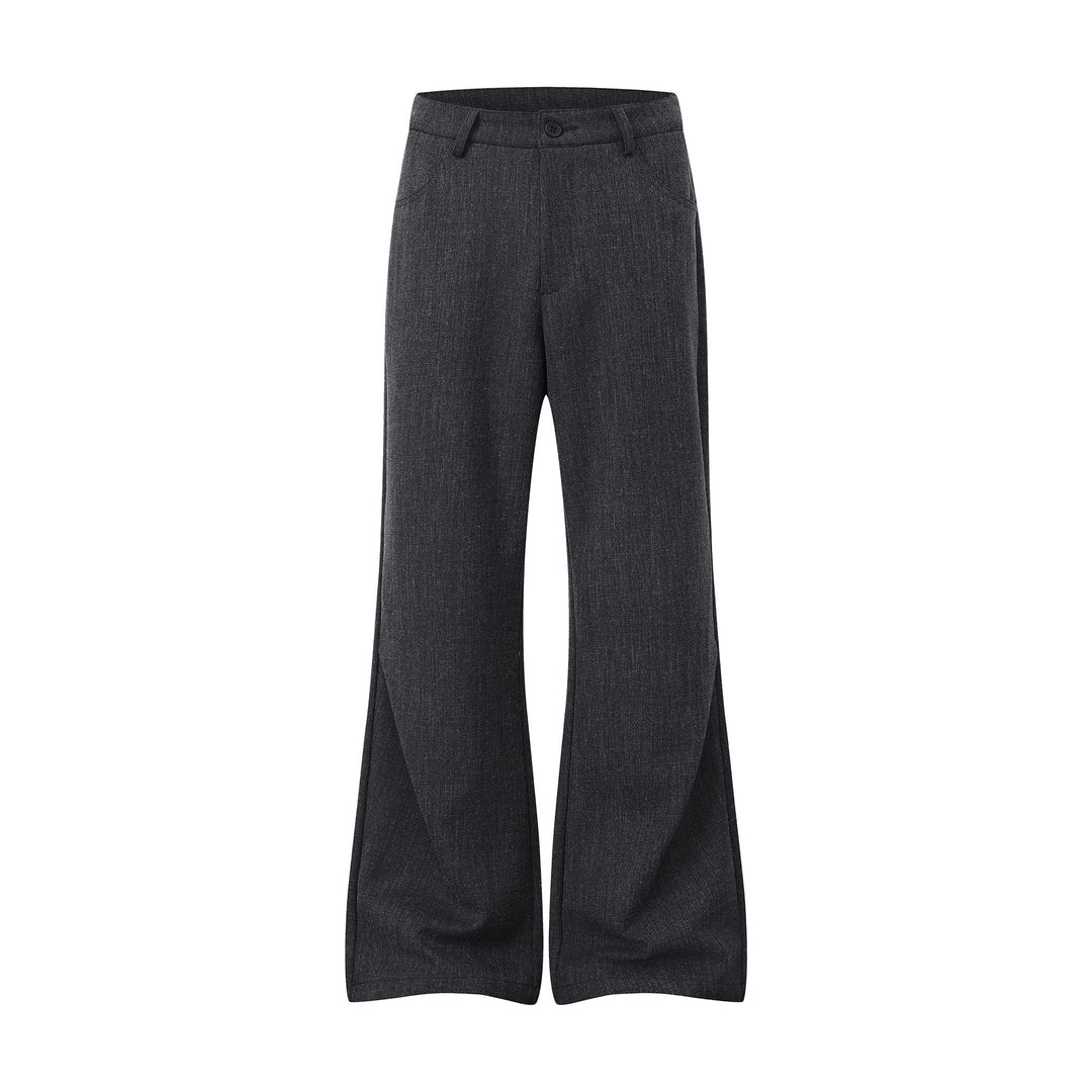 Damen Weite High‑Waist Culotte-Hose aus strukturierter Wollmischung Echoarchiv
