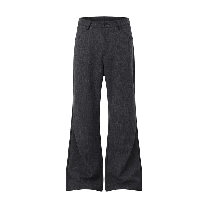 Damen Weite High‑Waist Culotte-Hose aus strukturierter Wollmischung Echoarchiv
