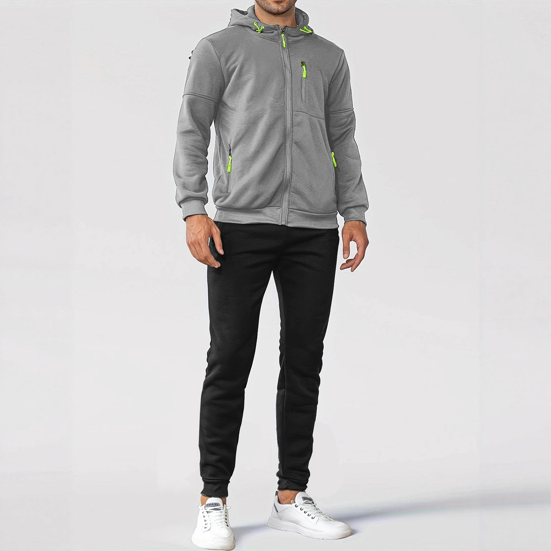 Herren Funktionsjacke mit atmungsaktiven Einsätzen und praktischen Taschen Echoarchiv