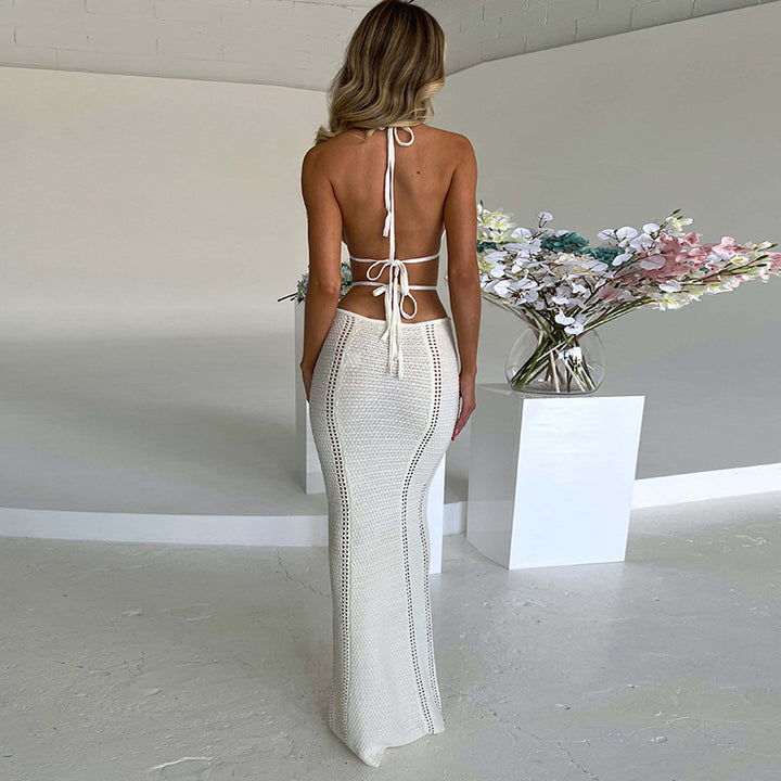 Damen Maxi-Strandkleid mit innovativem Cut-Out-Design Echo Archiv