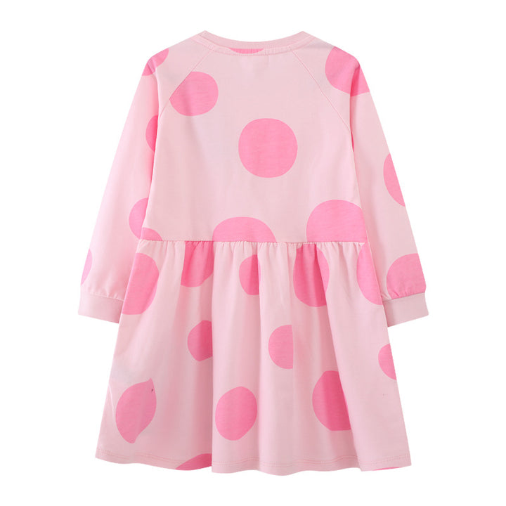 Mädchen Langarmkleid mit lustigem Käfermotiv Echo Archiv