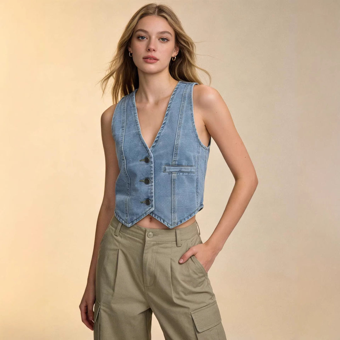Damen Jeansexperience Weste Echo Archiv
