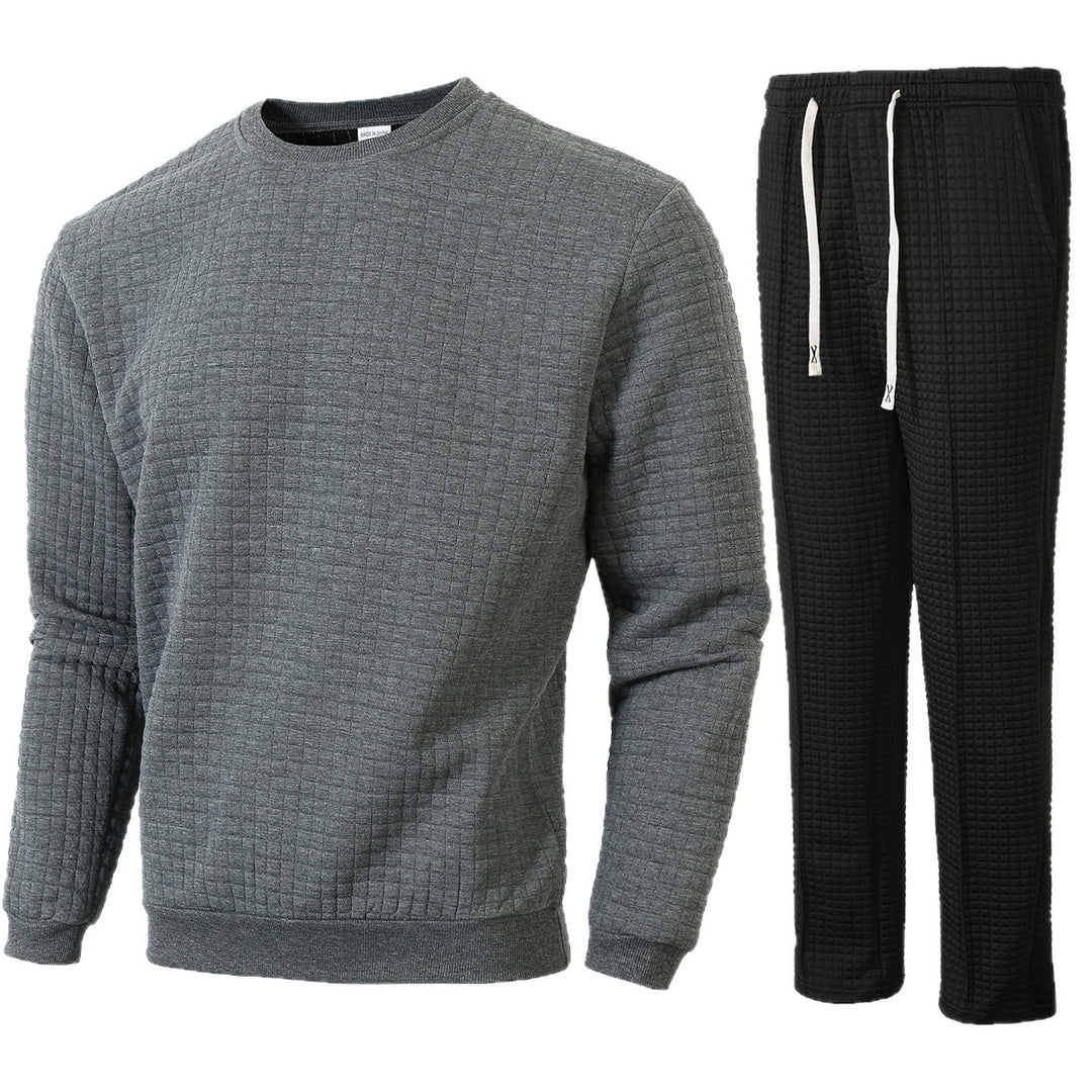 Herren gemütliches Sweatshirt und Jogginghose Set Echoarchiv