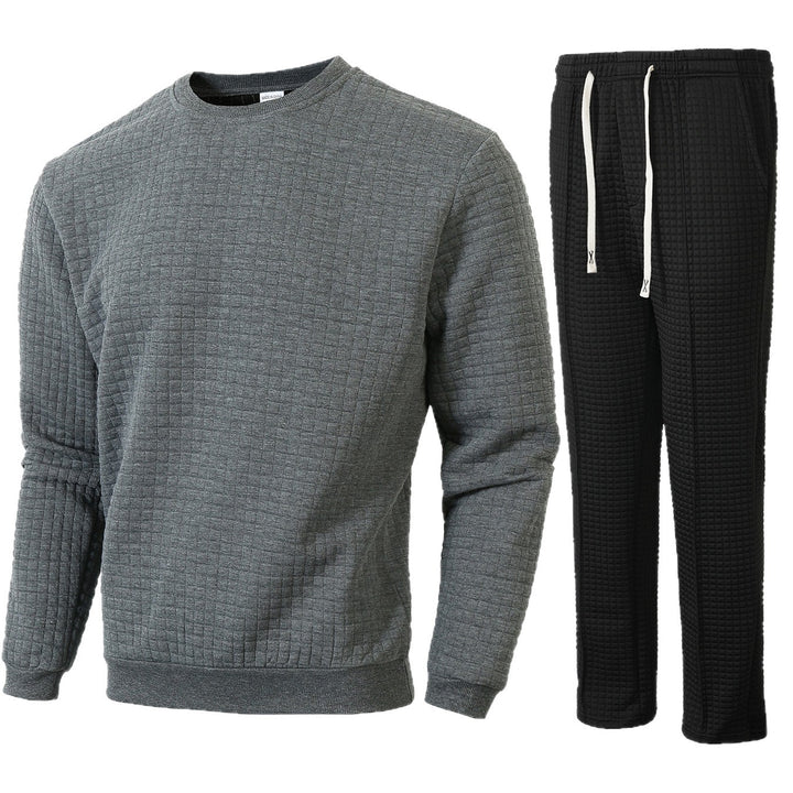 Herren gemütliches Sweatshirt und Jogginghose Set Echoarchiv