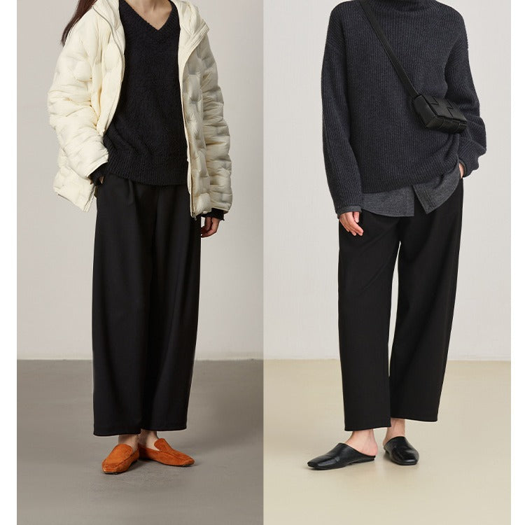 Damen Tailored Highwaist-Culottehose mit Bundfalten und Eingrifftaschen Echo Archiv