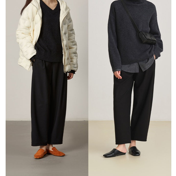 Damen Tailored Highwaist-Culottehose mit Bundfalten und Eingrifftaschen Echo Archiv