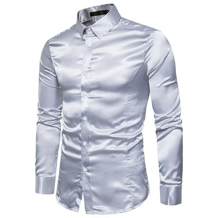 Herren elegantes Businesshemd aus hochwertigem Satin mit perfekter Passform Echoarchiv