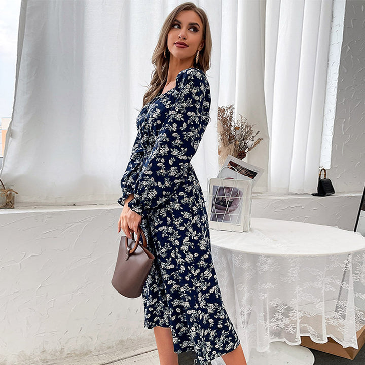 Damen Off-Shoulder Kleid mit floralem Design Echo Archiv